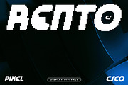 CS Rento Pixel, a Sans Serif Font by Craft Supply Co. (Thumbnail 1 of 8)