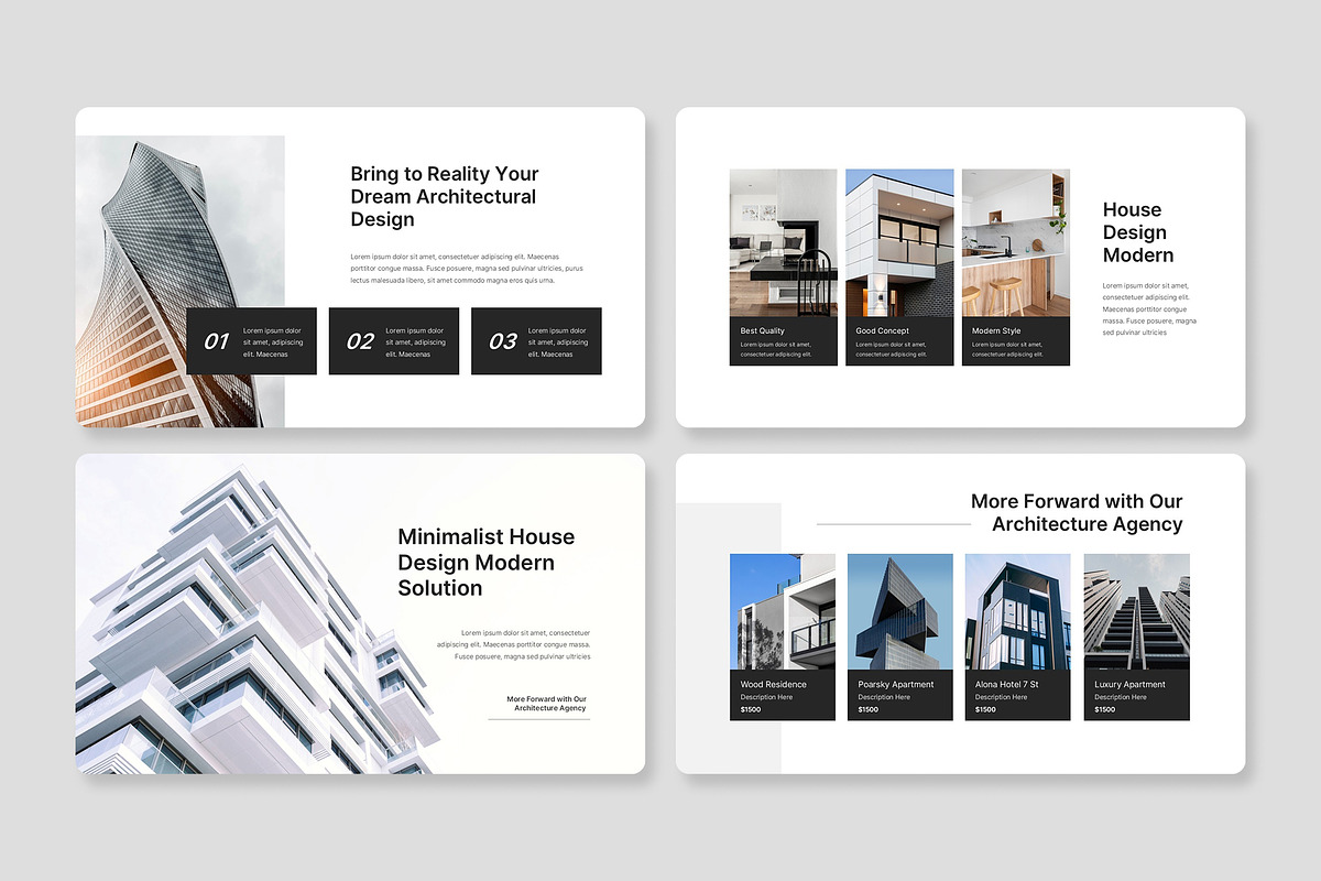 Archlin - Architecture PowerPoint, a Presentation Template by Premast
