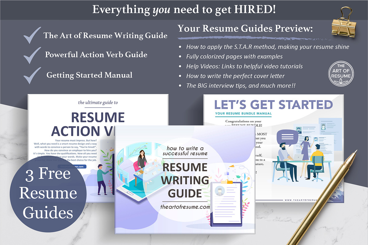 ATS Friendly Resume CV Templates, a Resume Template by The Art of Resume (Photo 8 of 8)
