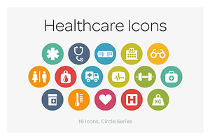 Circle Icons: Healthcare