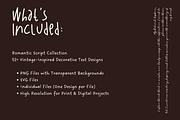 52+ Romantic Decorative Text Designs, an Object Graphic by The Journey Atelier (Thumbnail 2 of 17)