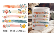 50 Flower Brushstrokes PNG Clipart, a Texture Graphic by Whimsy Brush Studio (Thumbnail 2 of 9)