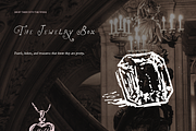 Vintage Jewelry Vector Clipart Set, an Object Illustration by The October Creative (Thumbnail 7 of 13)