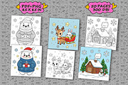 Christmas Fall Vibes Coloring Book, an Illustration by one-touch (Thumbnail 3 of 15)