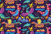 30 Fantasy Seamless Patterns, a Pattern Graphic by PenguinHouse (Thumbnail 24 of 24)