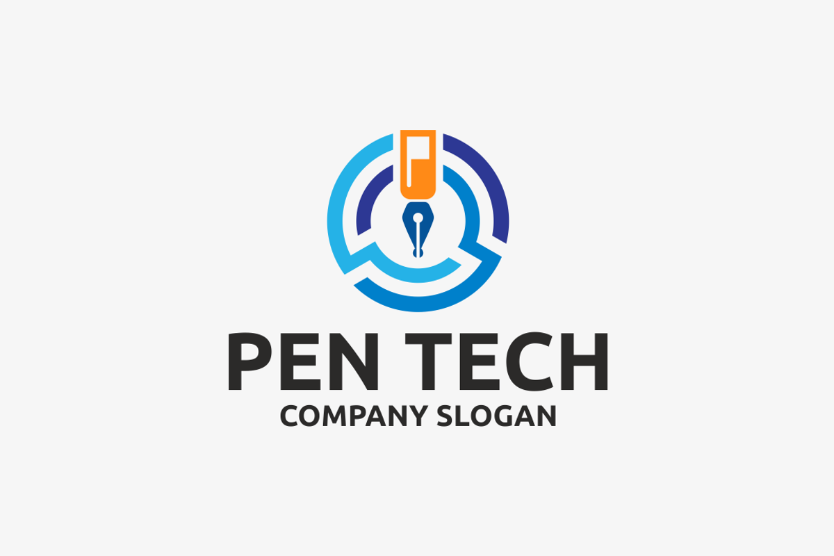 Pen Tech, a Branding & Logo Template by Brandlogo
