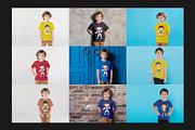 111 Kids T-Shirt Mock-Up Set, a Shirt Mockup by Freeman Studio (Thumbnail 11 of 24)