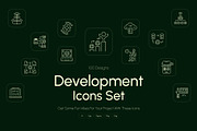 Development Icon Art Set, an Outline Icon by Prosymbols (Thumbnail 1 of 8)