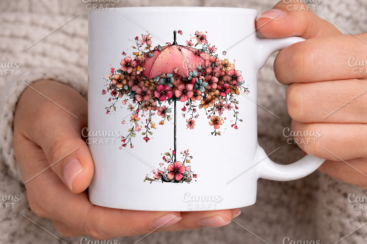 Whimsical Mother's Day Clipart PNG, an Illustration by Canvas Craft (Photo 6 of 7)