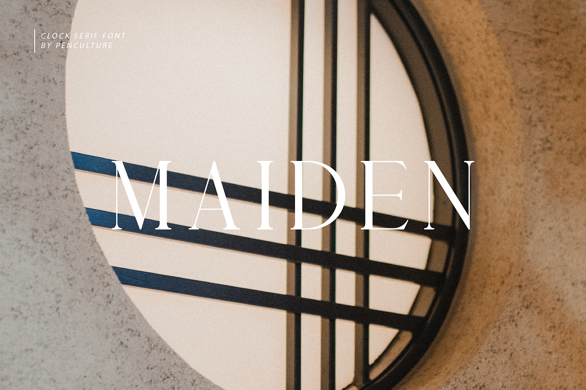Clocks Typeface, a Serif Font by Pen Culture