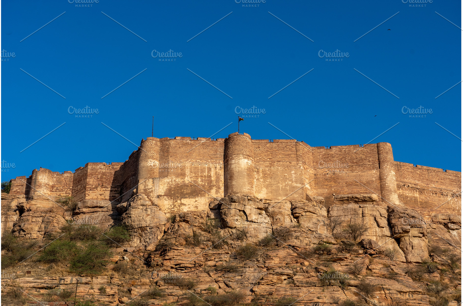 Mehrangarh Fort in Jodhpur, India, an Architecture Photo by oliverfoerstner