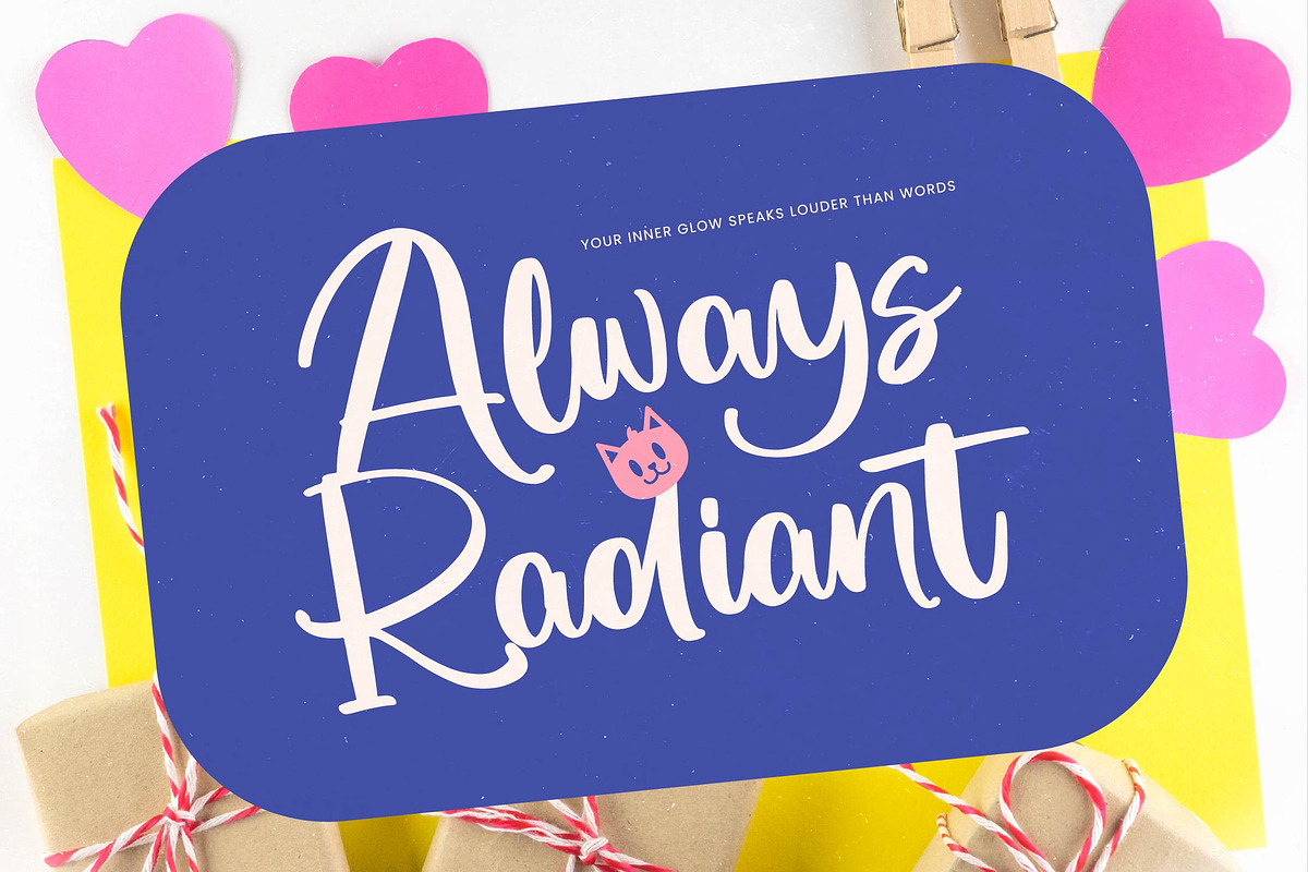 Dhaytime Bracket Bold Handwritten, a Script Font by Letterena Studios Script (Photo 8 of 20)