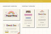 Canva Colorful Retro Branding Kit, a Branding & Logo Template by Branding Babe Co. (Thumbnail 5 of 9)