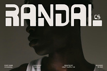CS Randal – Brutalist Display Font
