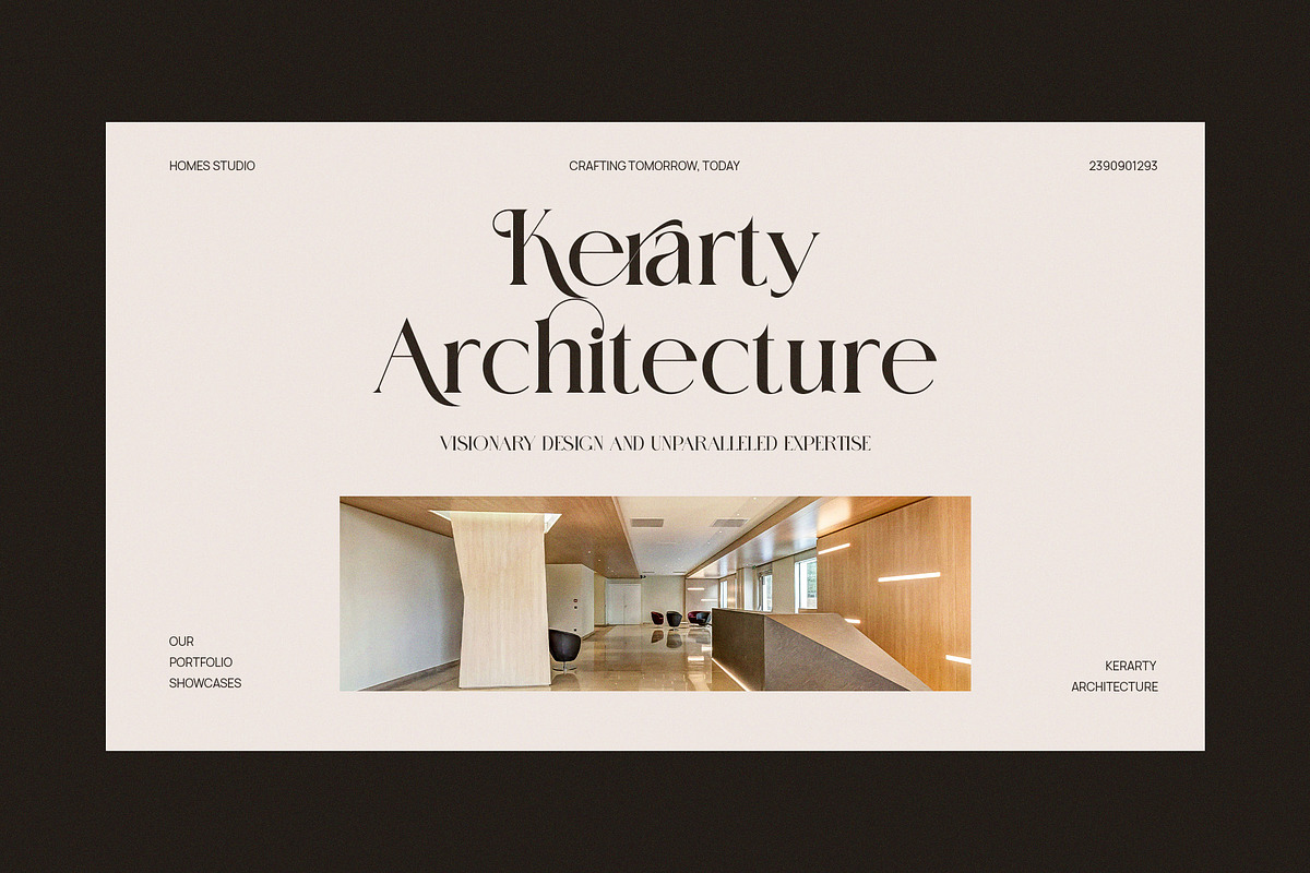 Rohima Modern Serif Font, a Serif Font by Perfectype (Photo 2 of 8)