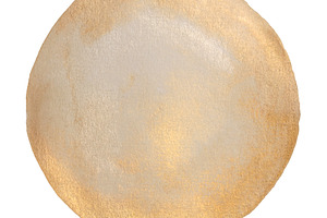 Nacre, gold, ink watercolor circle, an Abstract Photo by Liliia Rudchenko