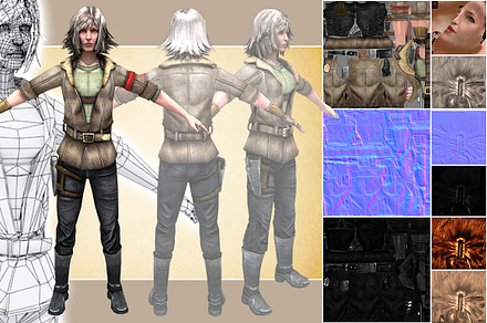 Woman Character, a Characters & Person 3D Model by Beatheart Creative Studio