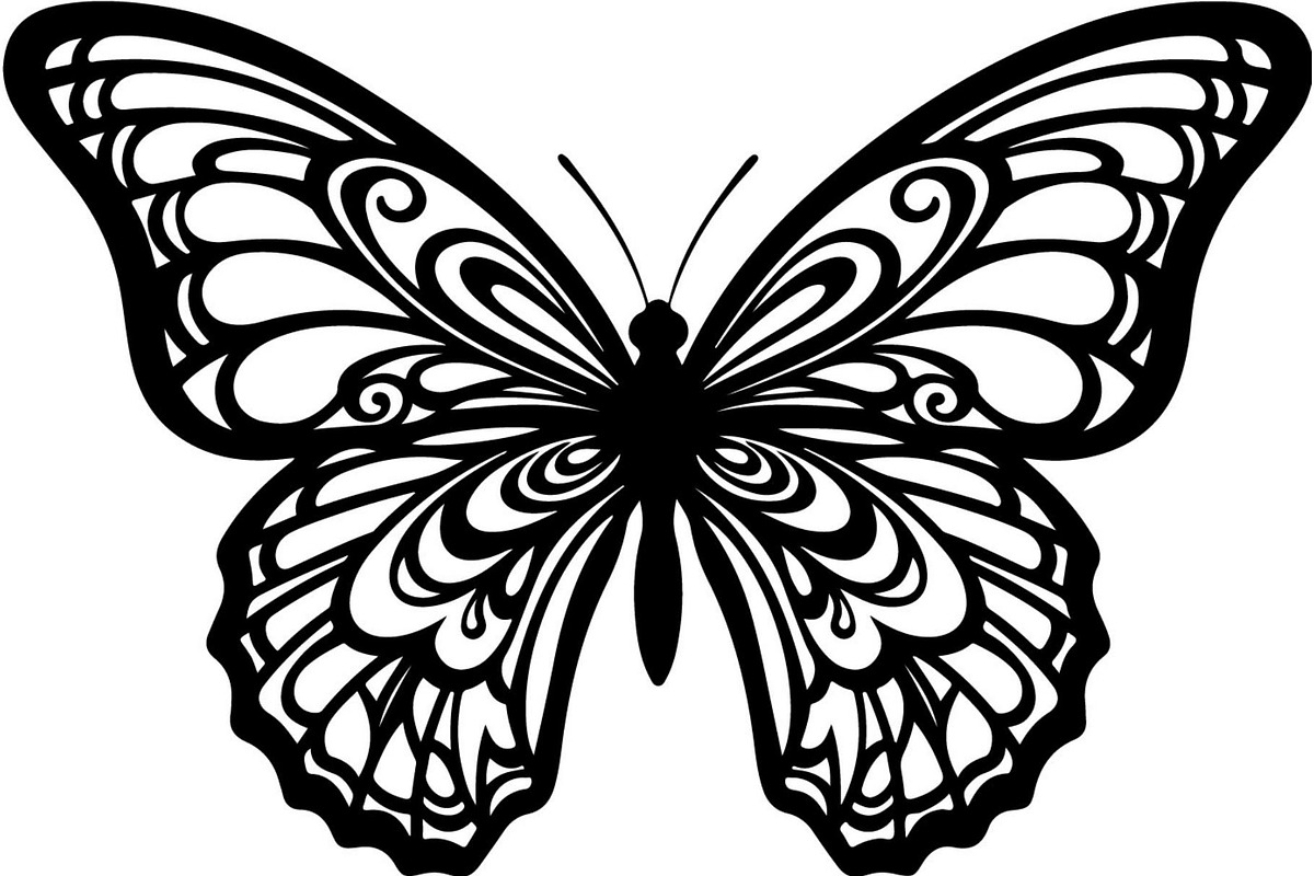 Elegant Butterfly Silhouette, an Object Graphic by Creativeshirt (Photo 6 of 17)