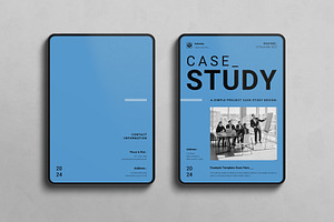 Digital Case Study Booklet Template