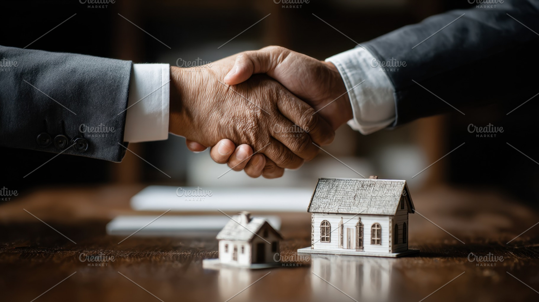 Hands shake during real estate deal, a Photo by Beautiful things