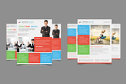 5 Corporate Flyer Templates, a Flyer Template by DeviserWeb (Thumbnail 3 of 3)