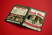 Green Beige Food Menu Bifold, a Brochure Template by graphicook (Thumbnail 3 of 3)