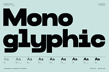 Monoglyphic - Clean Monospace Font