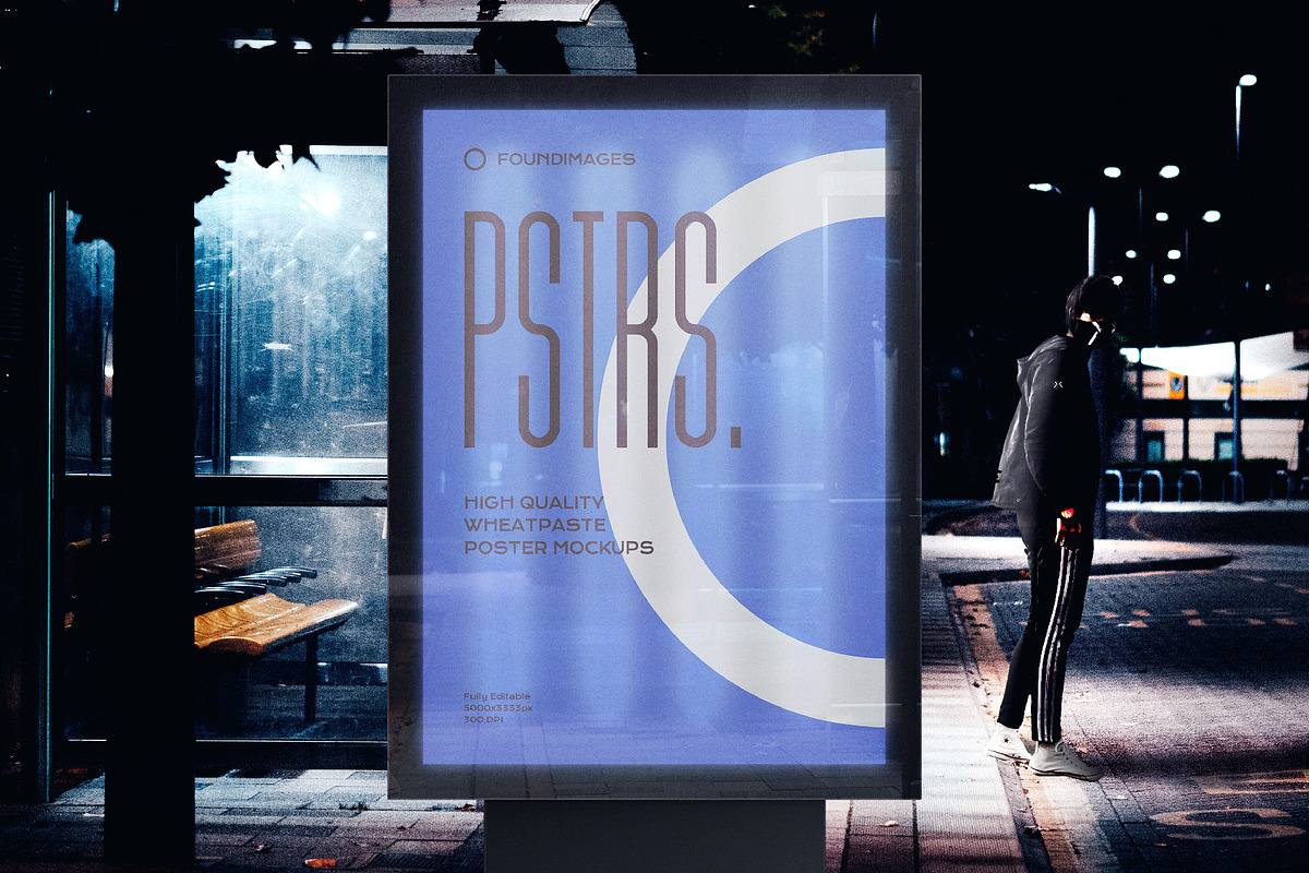 Poster outdoor indoor mockup bundle, an Advertising Mockup by FoundImages (Photo 56 of 64)