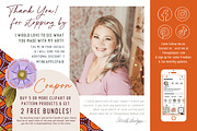 Fall Floral Seamless Patterns, a Pattern Graphic by FINEAPPLE (Thumbnail 9 of 11)