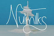 Nutmilks, a Handwritten Font by Bramcreative (Thumbnail 1 of 6)