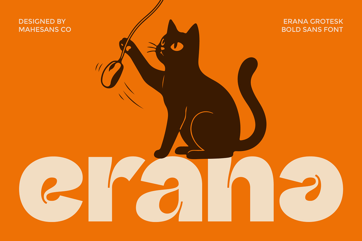 Erana Grotesk – Bold Sans Serif, a Sans Serif Font by Mahesans Co (Photo 1 of 10)