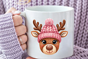 Crochet Faux Yarn Christmas Reindeer, an Illustration by Dream Creation (Thumbnail 5 of 5)