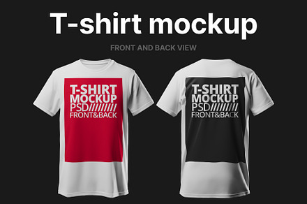 T-shirt Mockup PSD Template