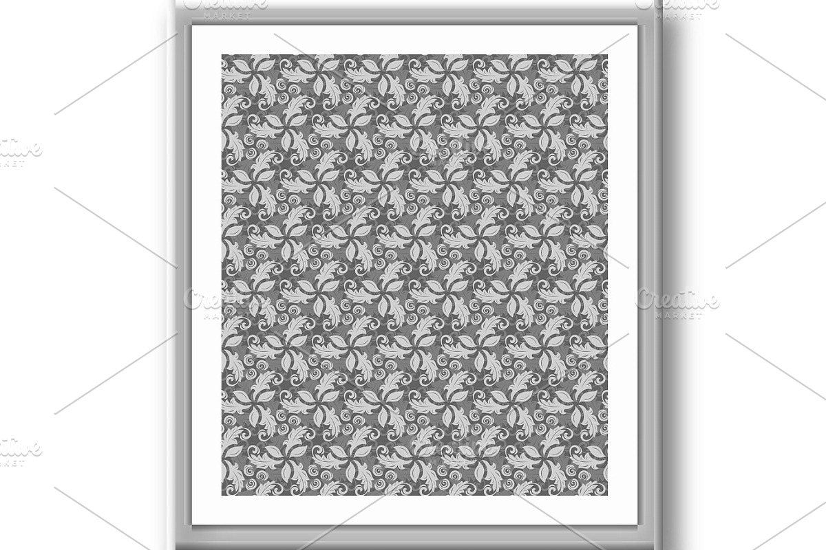 Floral Seamless Vector Pattern, a Decorative Illustration by FineArtStudio (Photo 2 of 3)