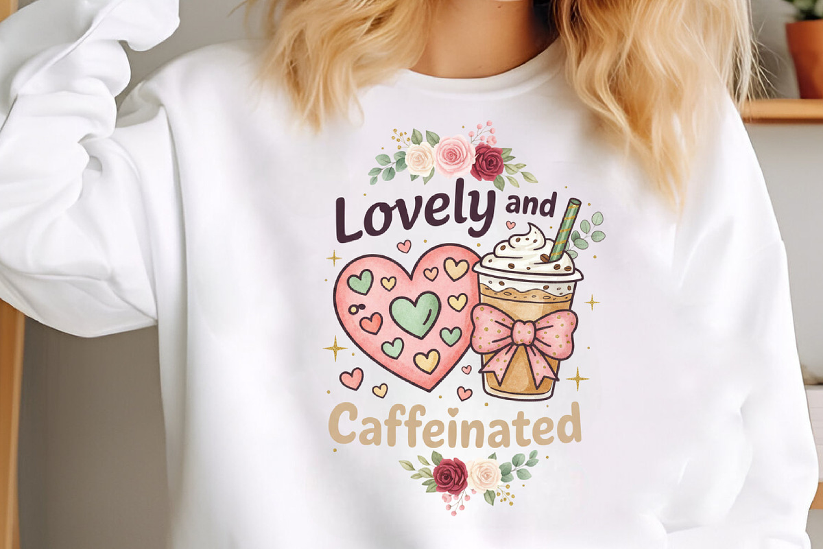 Lovely & Caffeinated Png, Caffeinate, an Illustration by Designking (Photo 1 of 6)