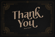 The Deco Noir - Art Deco Typeface, a Sans Serif Font by Dikas Studio (Thumbnail 7 of 7)