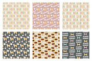 Cute puppy dog pattern bundle, a Pattern Graphic by RevolutionizZed (Thumbnail 17 of 17)