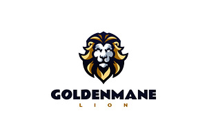Mascot Lion Gold Logo Design, a Branding & Logo Template by Artnivora.Std