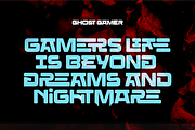 Ghost Gamer - Gentle Display Font, a Sans Serif Font by Grontype (Thumbnail 8 of 10)