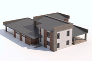 Modern country house, an Architecture 3D Model by profdesign (Thumbnail 6 of 10)