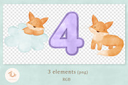 Pokraky_Dreamy Baby Fox, an Illustration by Pokraky (Thumbnail 5 of 5)