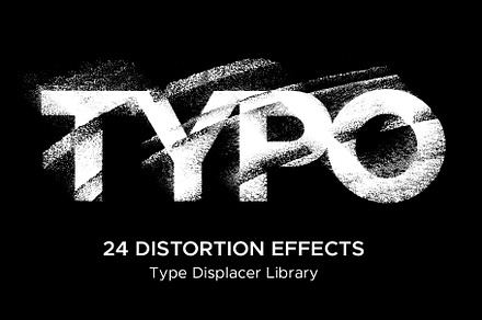 Typo: 24 Distortion Effects, an Action Add-On by RuleByArt