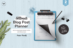 Ultimate Blog Post Planner