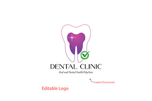 Minimal Dentist Logo Design, a Branding & Logo Template by YUDesignStore
