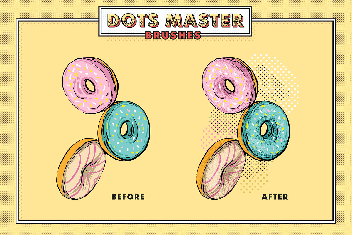Dots Master Brushes and Patterns, a Brush Add-On by Pykhtik Design Shop (Photo 2 of 8)