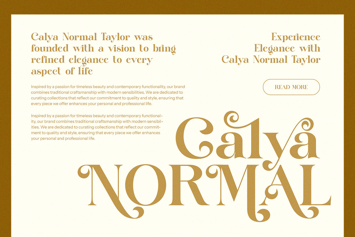 Baglin Elegant Ligature Serif Font, a Serif Font by Perfectype (Photo 3 of 8)
