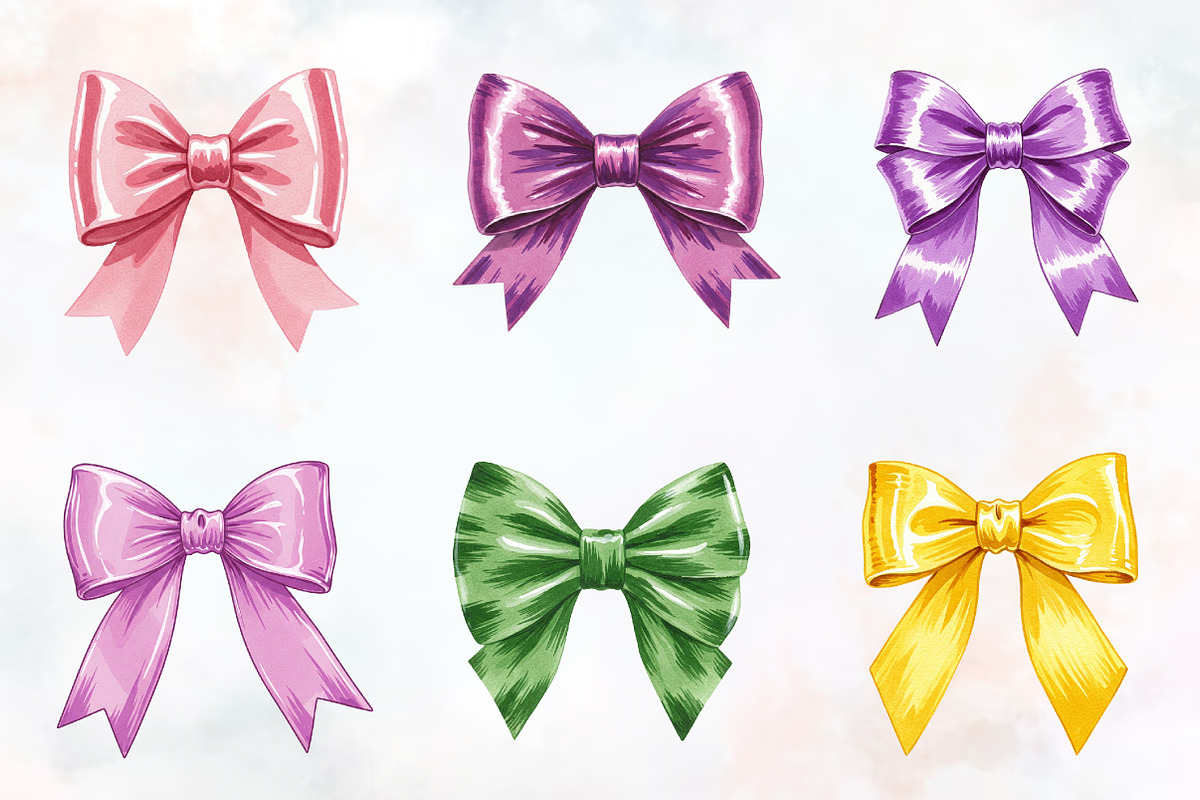 Brushstroke printed bow, an Illustration by RobertsArt (Photo 4 of 7)