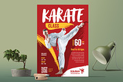 Karate Class Academy Flyer Template, a Flyer Template by Boostock (Thumbnail 4 of 6)