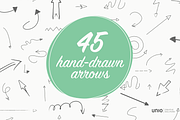 Arrrrr  45 hand-drawn arrows, an Object Graphic by Unio Designs (Thumbnail 1 of 2)