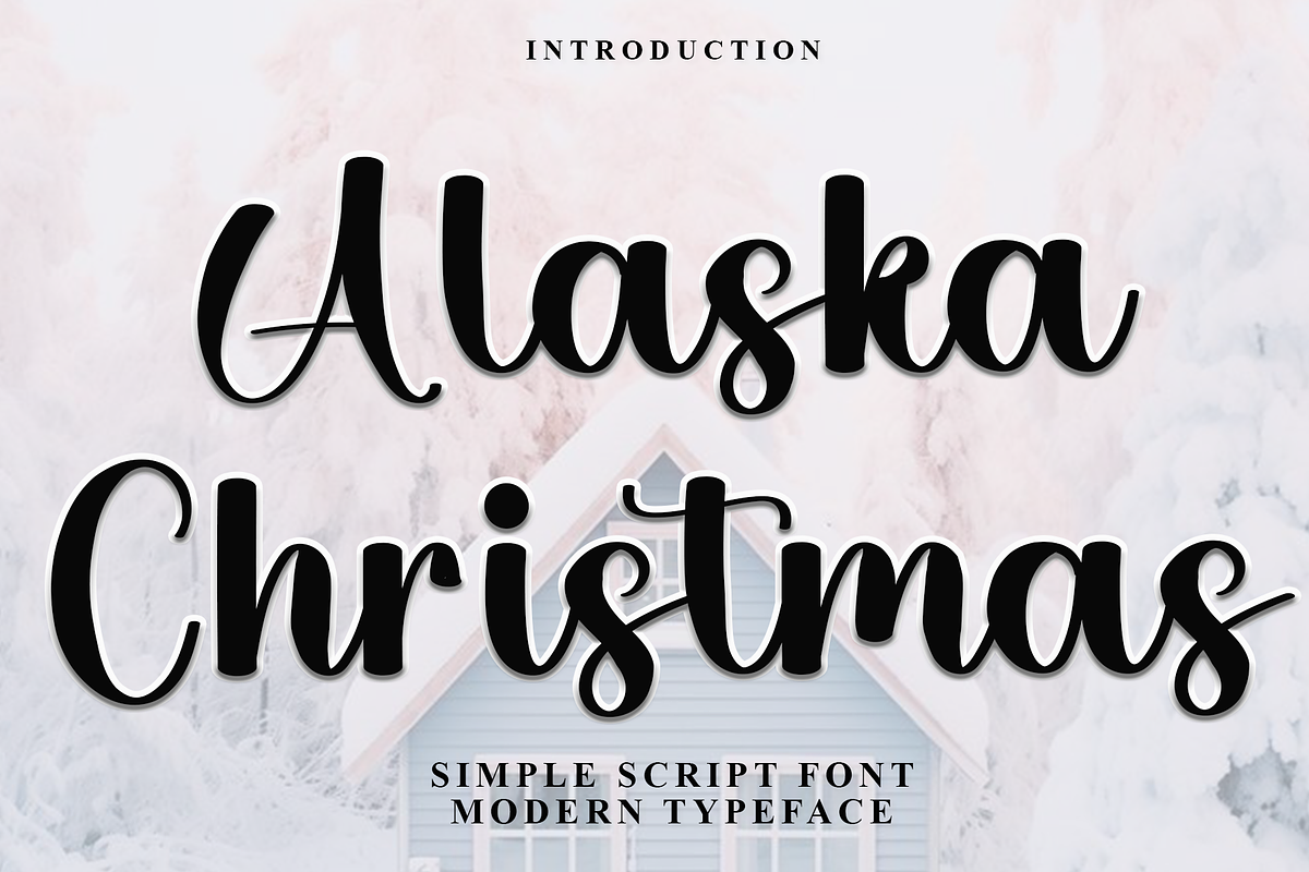 Alaska Christmas, a Handwritten Font by FreshTypeINK (Photo 1 of 8)